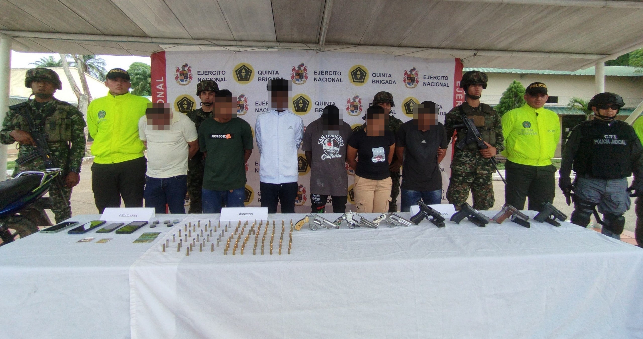 Captura presuntos integrantes ELN, Yondó