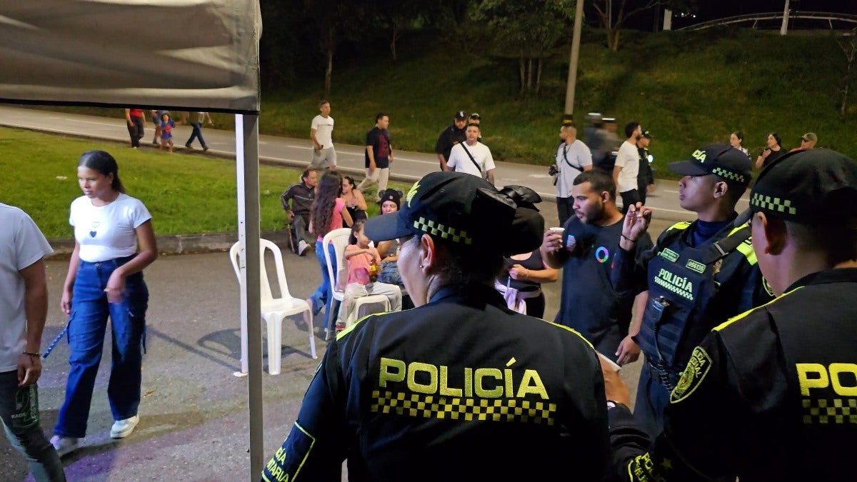 Seguridad peregrinación en Girardota