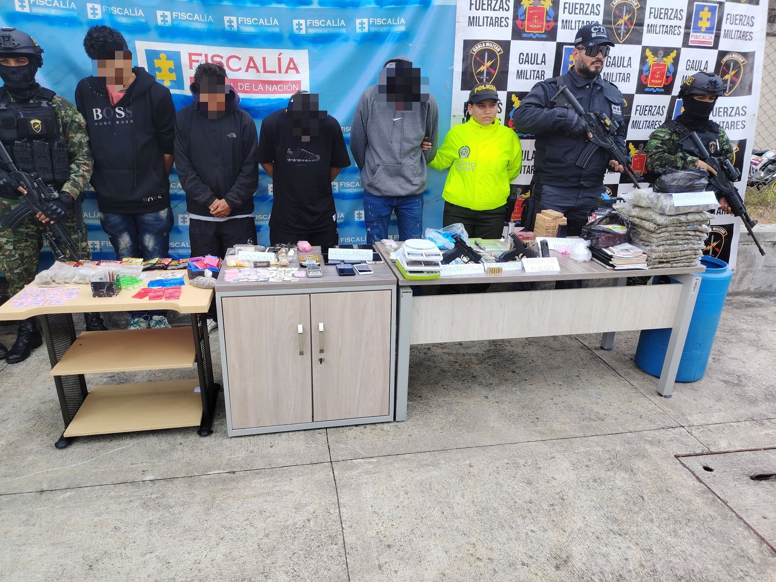 Capturan a cuatro de Los Chatas por narcotráfico en el Oriente antioqueño
