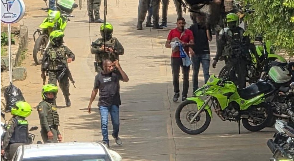 Ataque armado de la policía en Caucasia