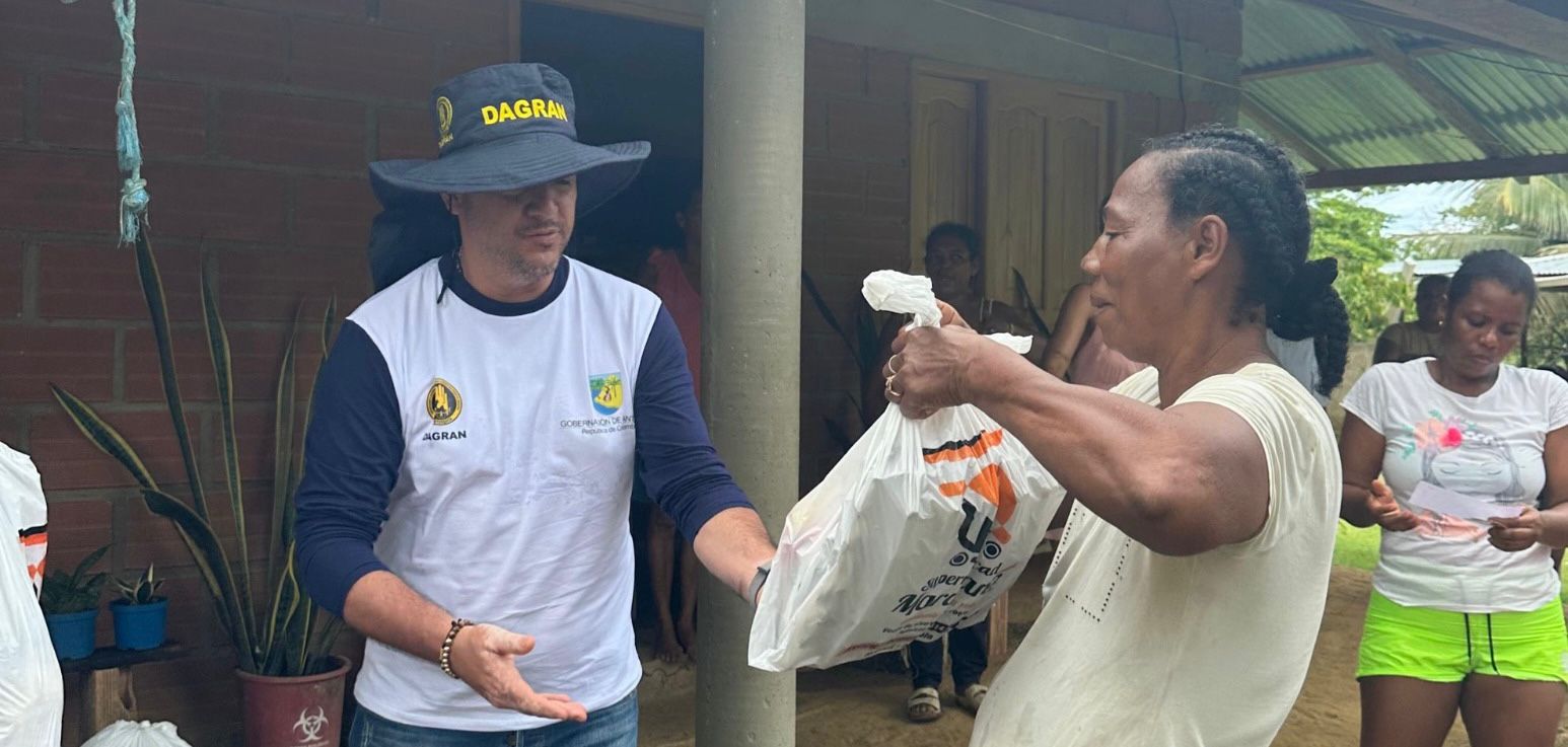 Ayudas humanitarias en Necoclí