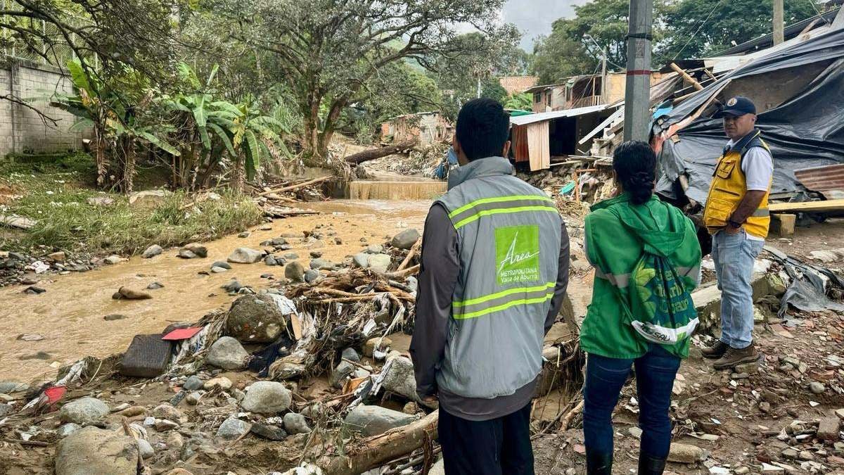 Afectaciones por lluvias en Medellín