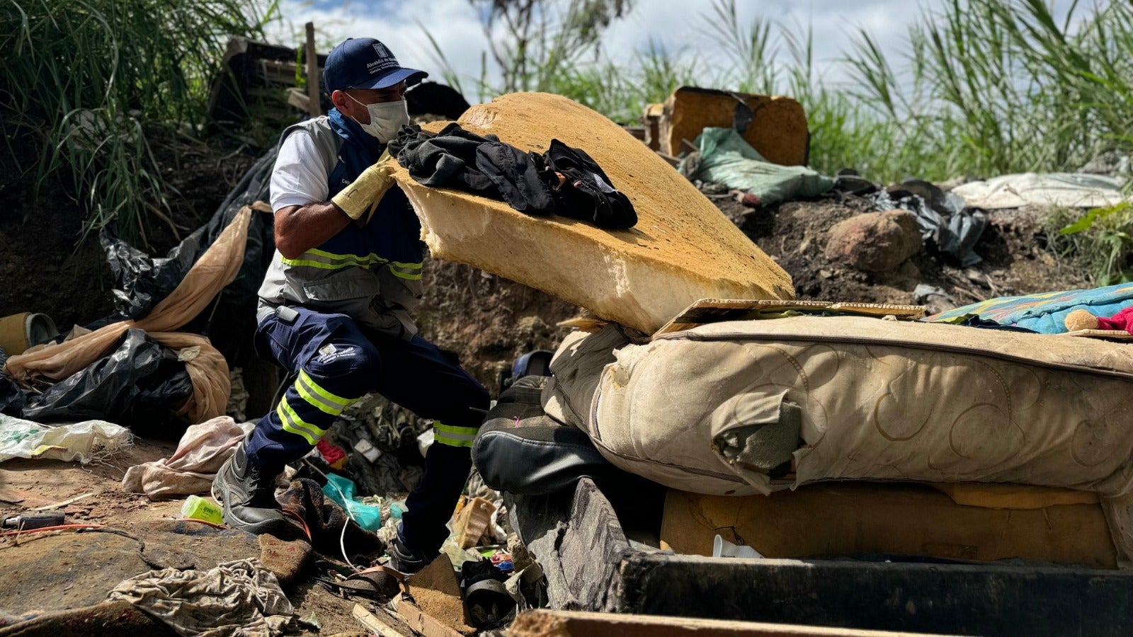 Recolección de basuras en Medellín