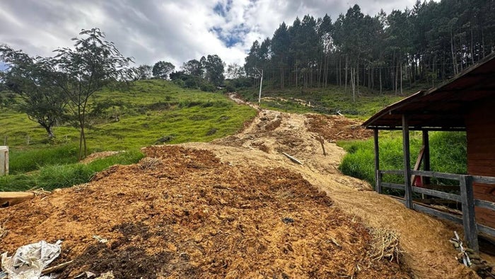 Deslizamiento atendido en el corregimiento de San Antonio de Prado