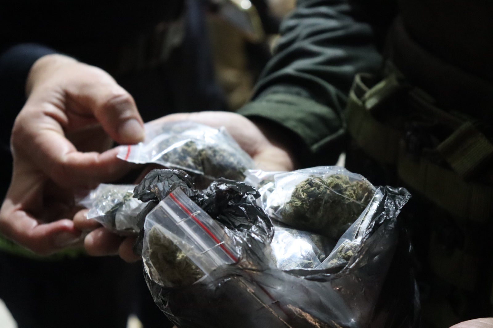 Droga almacenada en el Barrio Antioquia