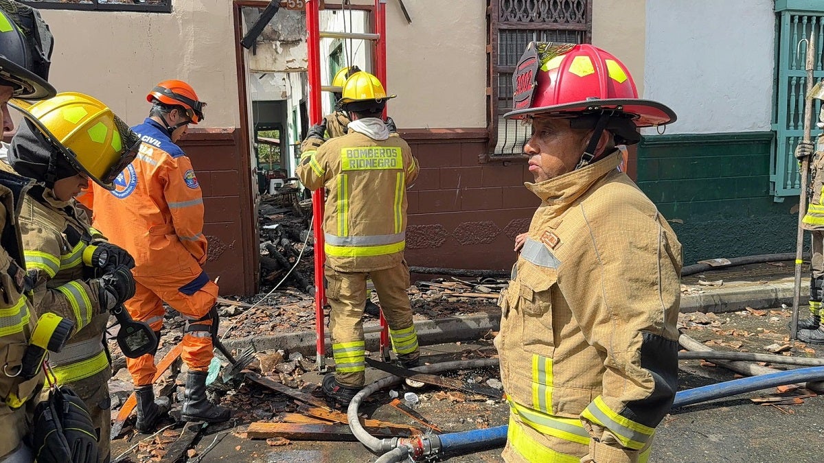 Incendio en Rionegro