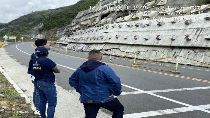 Autoridades atienden talud en el municipio de Dabeiba, Antioquia