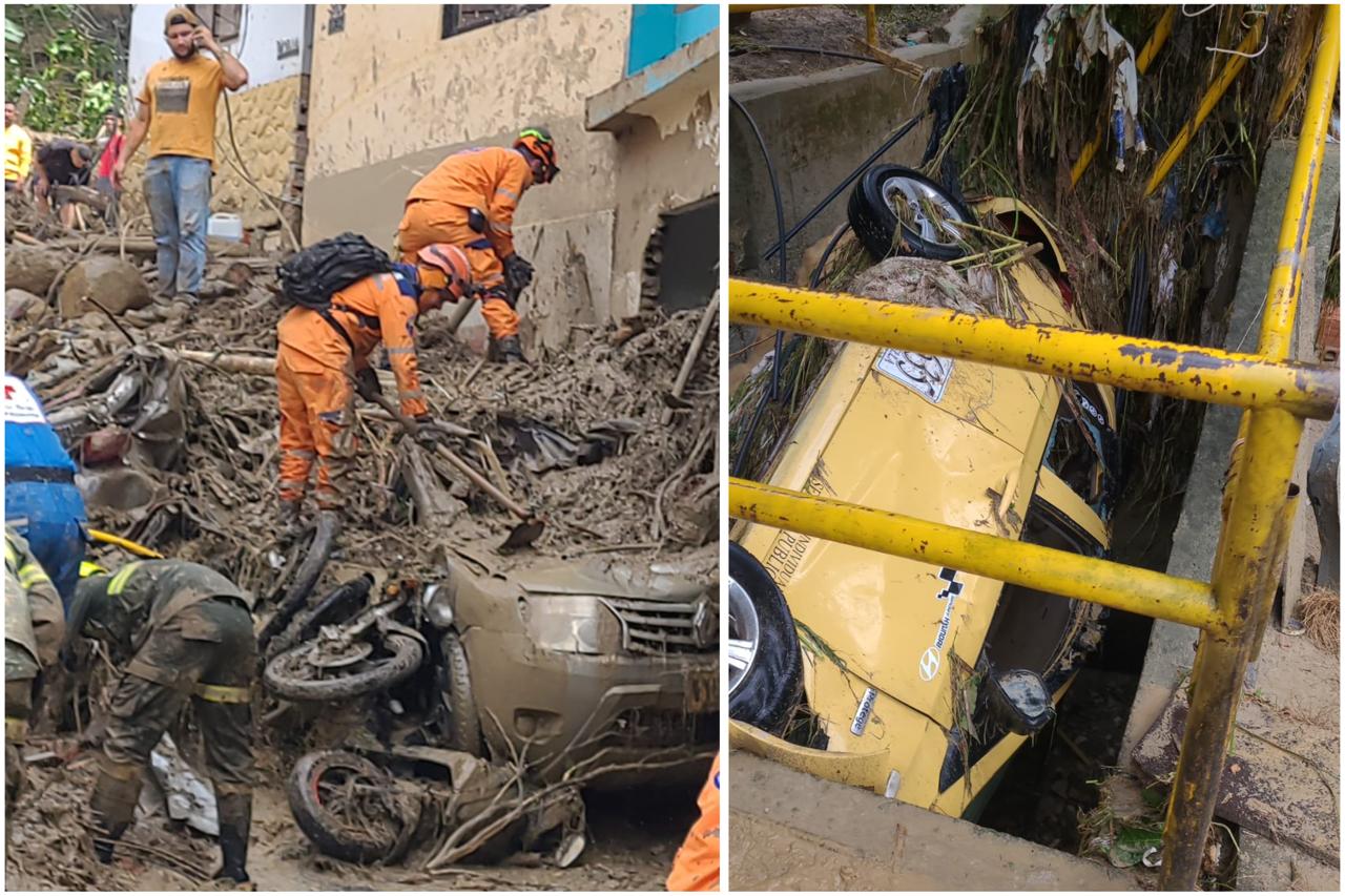 "Parecía el fin del mundo: La quebrada arrastró motos, carros y todo a su paso”, relato de una comerciante en Itagüí