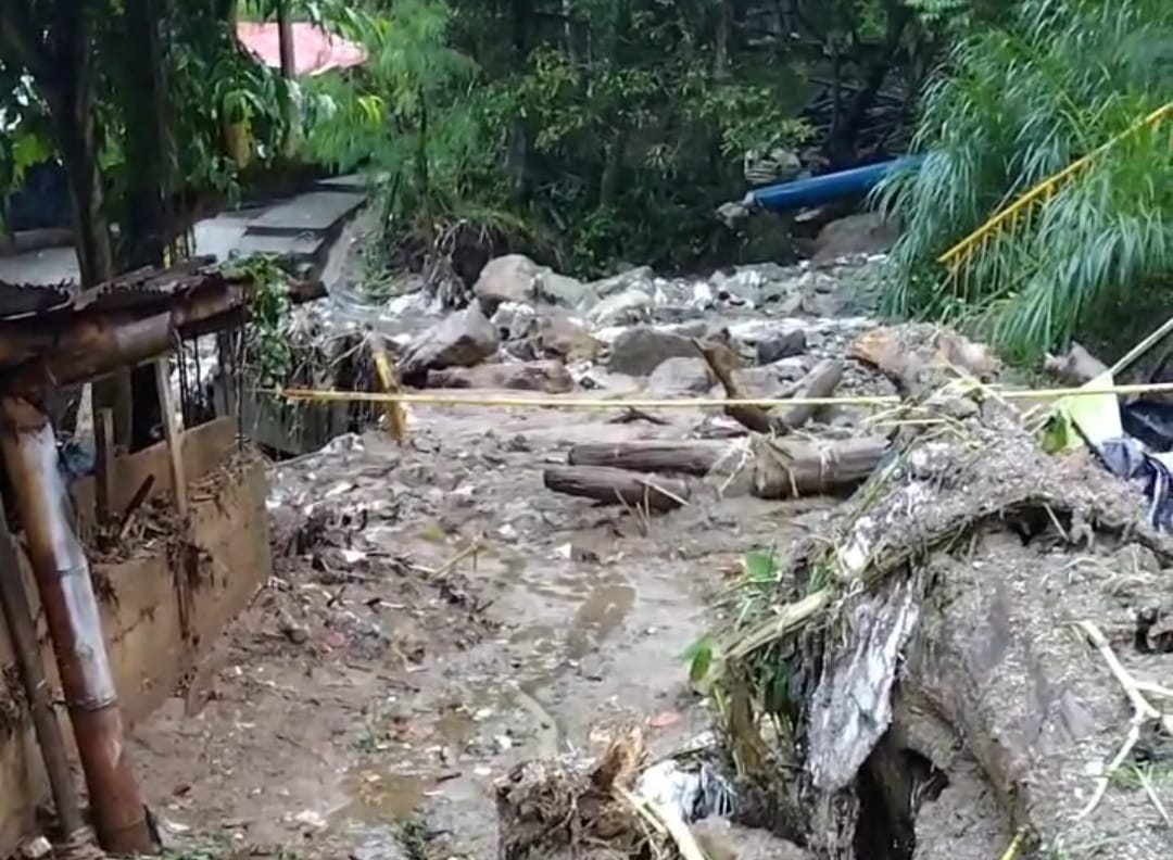Emergencia invernal en el barrio Enciso de Medellín