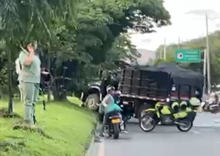 Accidente de tránsito en Medellín