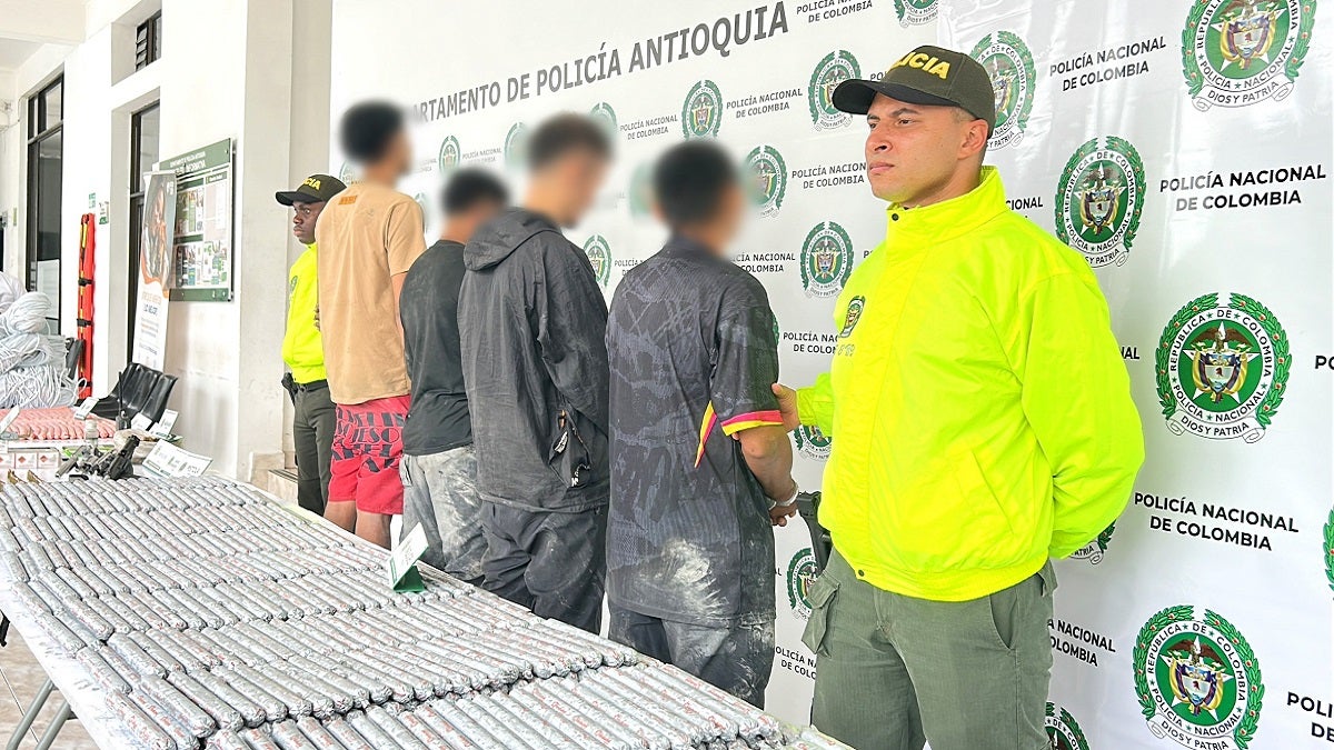 Capturados por minería ilegal en Antioquia