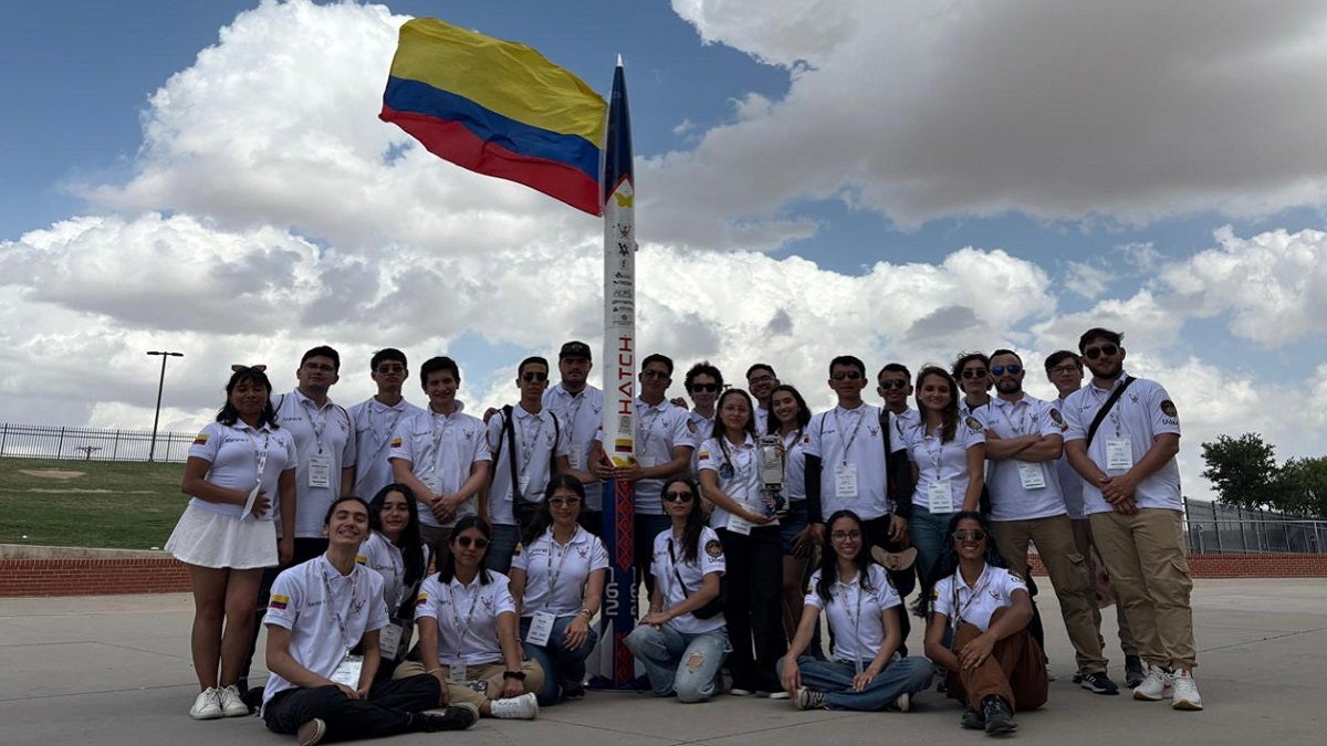 Un cohete de la UdeA compite en Texas
