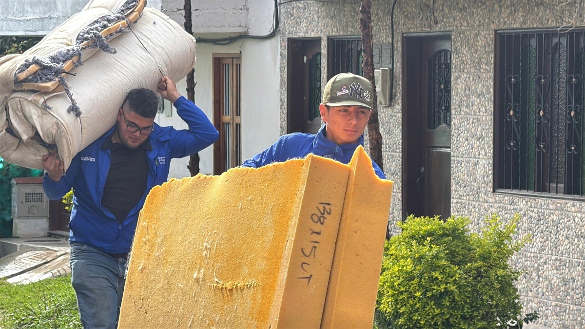 Jornada de recolección de colchones en La Ceja, Antioquia