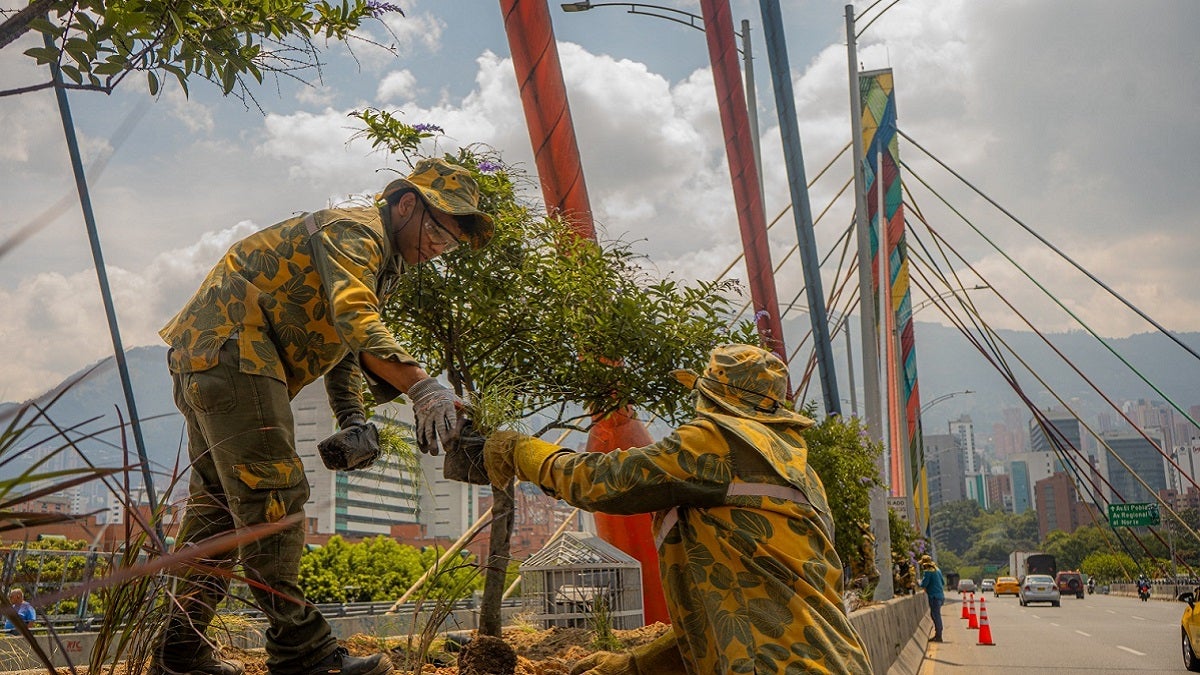 Puente de la 4 Sur en Medellín