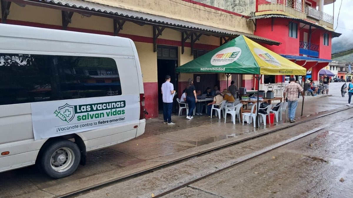 Vacunación fiebre amarilla en el departamento de Antioquia