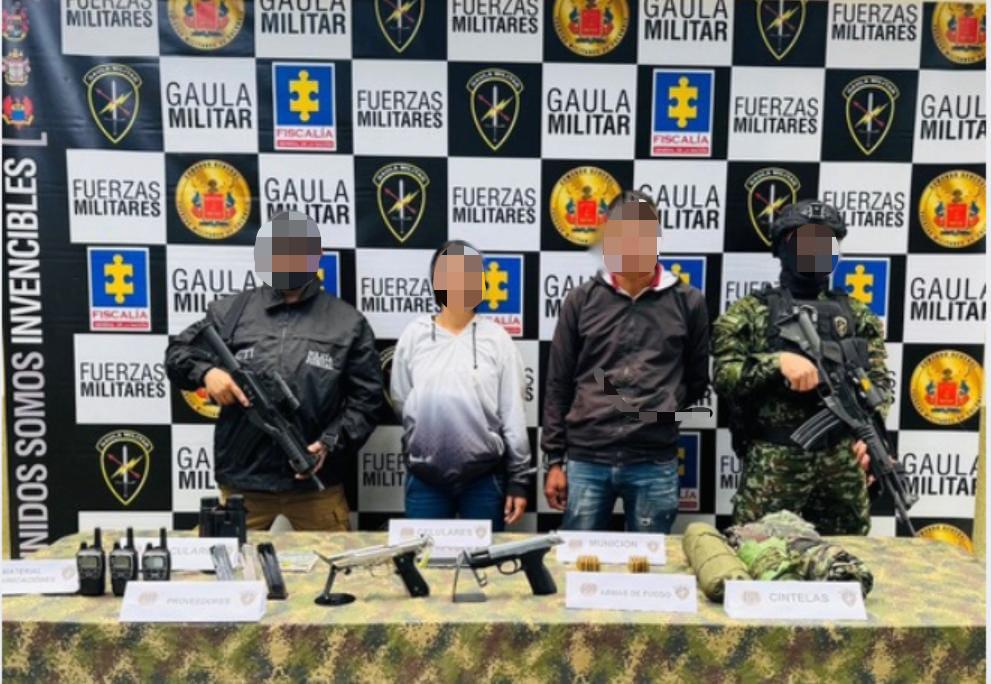 Caen "Camilo" y "La Flaca": Piezas clave del componente armado del Clan del Golfo, capturados en Pueblorrico