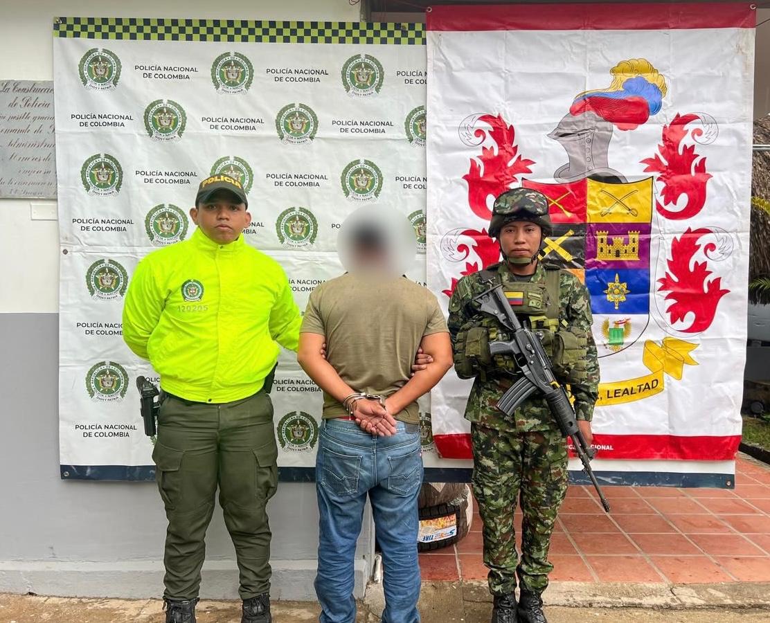 Capturan en Antioquia a alias ‘Julio’, narcotraficante del Clan del Golfo que espiaba a la Fuerza Pública y distribuía droga