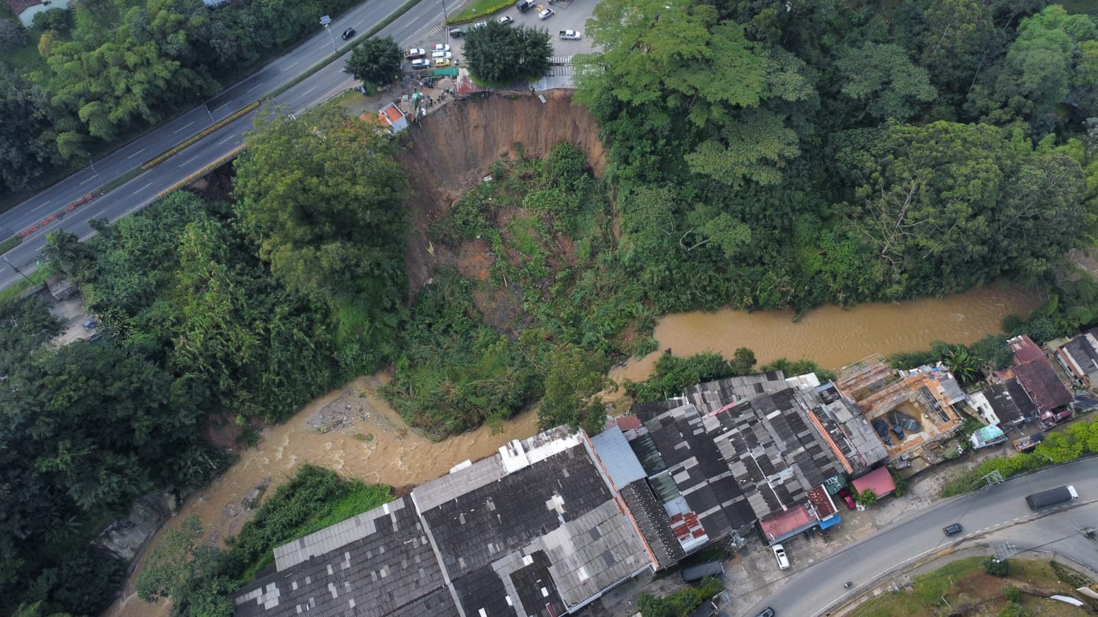 Deslizamiento de tierra en La Estrella