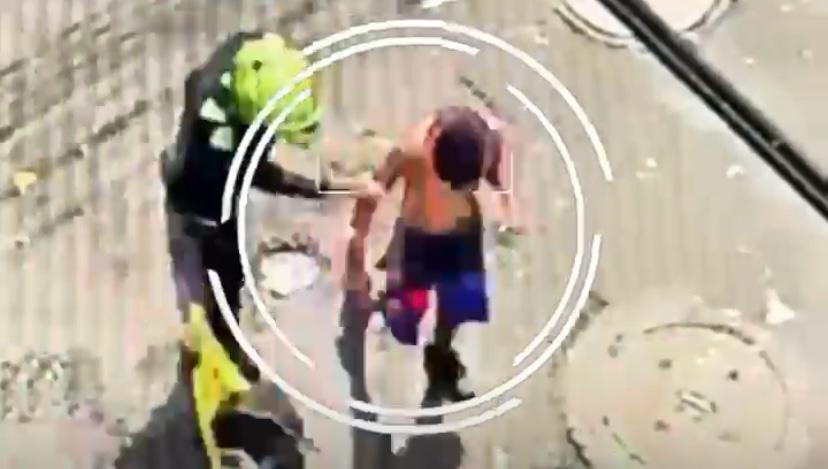 Cámaras y riña en el centro de Medellín: Así cayó prófugo por homicidio agravado