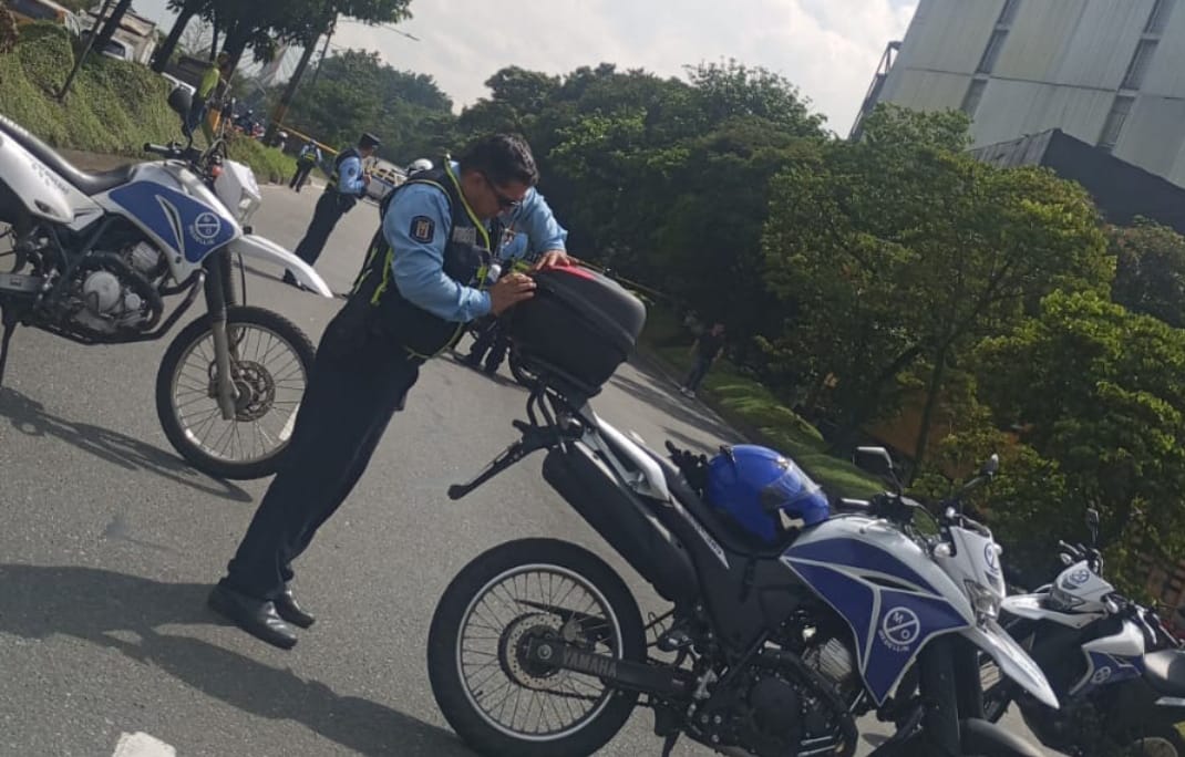 Accidente de tránsito en Medellín