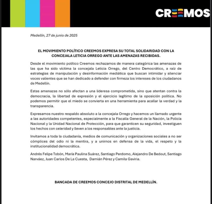 La concejala calificó estos ataques como una “clara incitación al odio