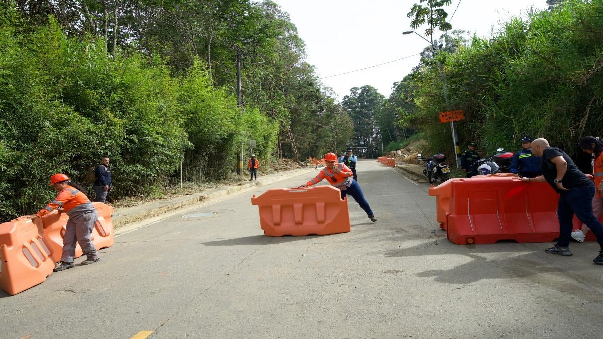 Hay apertura total en vía Loma de los Balsos