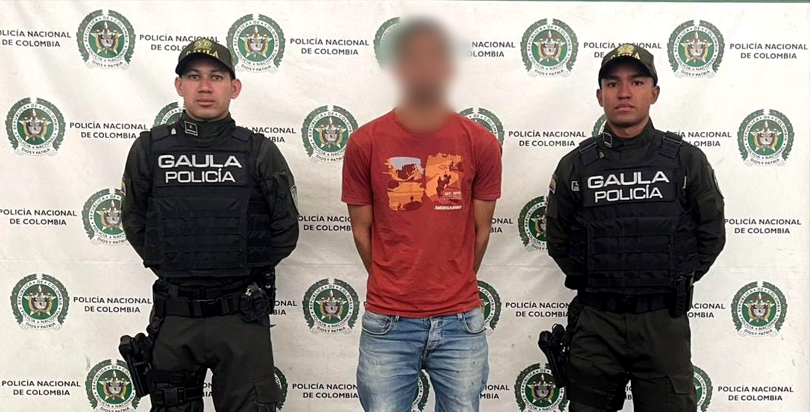 Cayó 'Care Caucho' uno de los presuntos cabecillas de la red extorsiva que intimidaba a comerciantes y mineros en Antioquia