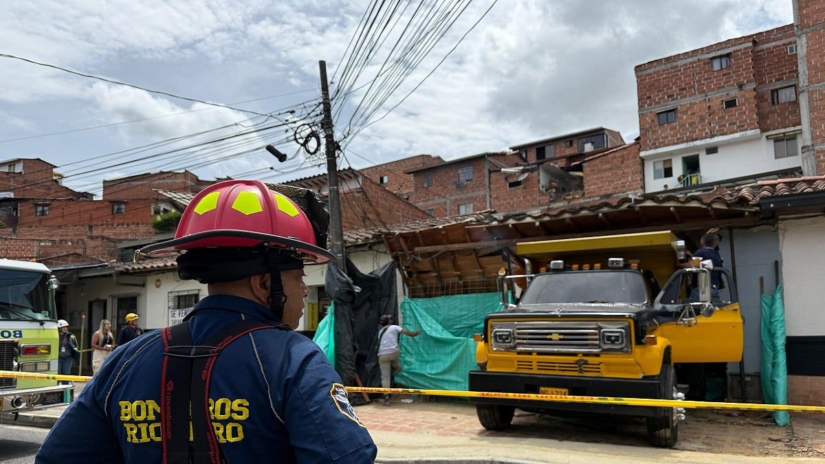 Colapso de un techo en Rionegro