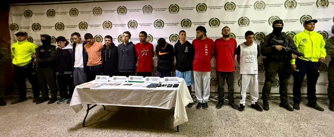 Redada contra las plazas de vicio en Itagüí: 11 personas del combo “el Rosario”