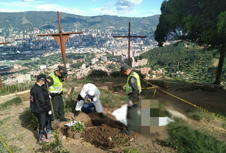 Referencia de homicidio en el Cerro de las Tres Cruces