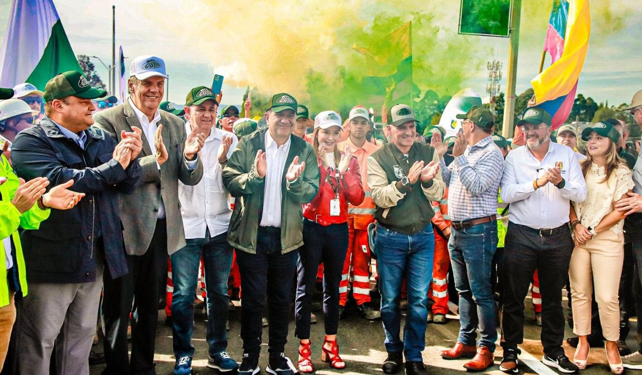 Inauguración del intercambiador vial de Rionegro