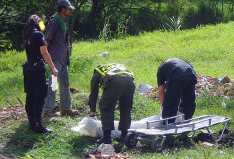 Referencia de homicidio en Antioquia