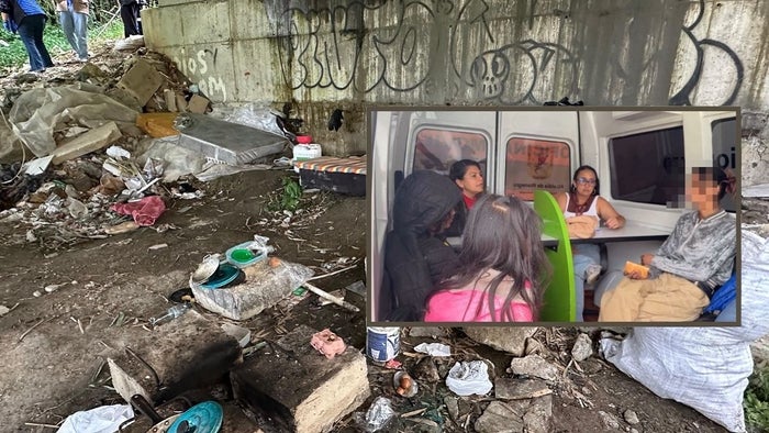 Menores rescatadas en Rionegro, vivían en cambuches
