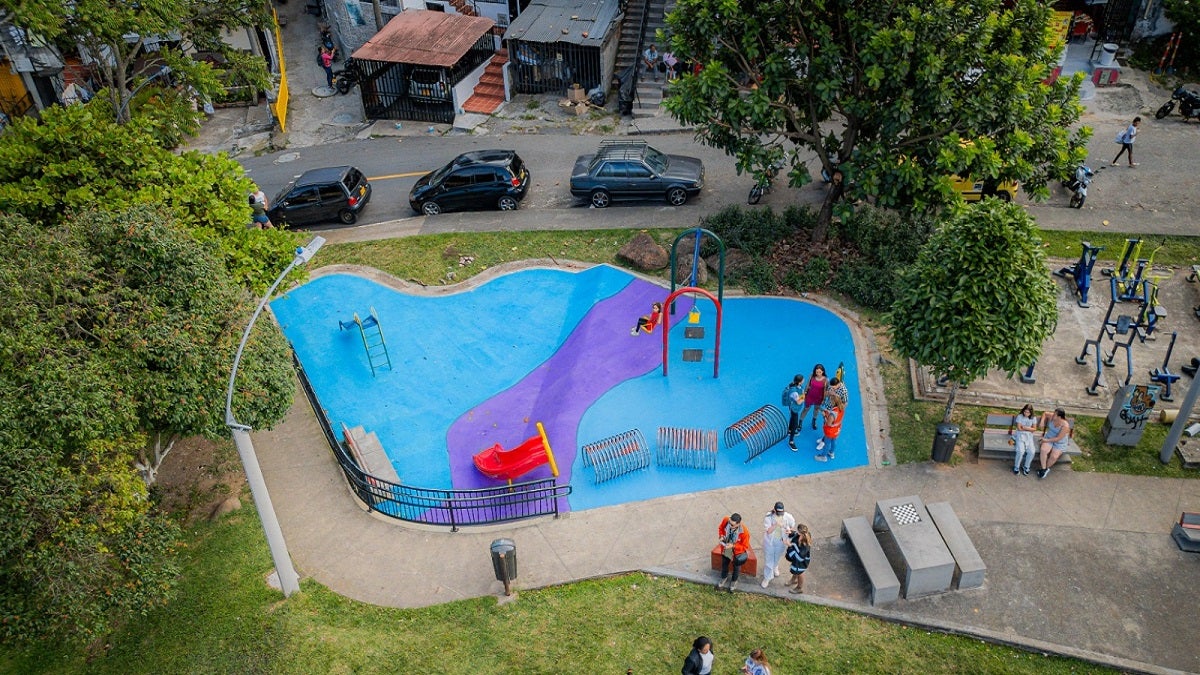 Parques infantiles en Medellín