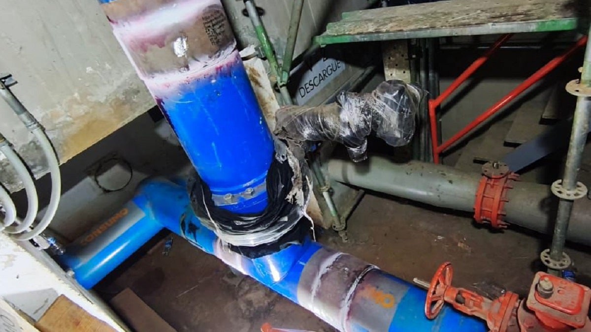 Trabajos en tubería de EPM