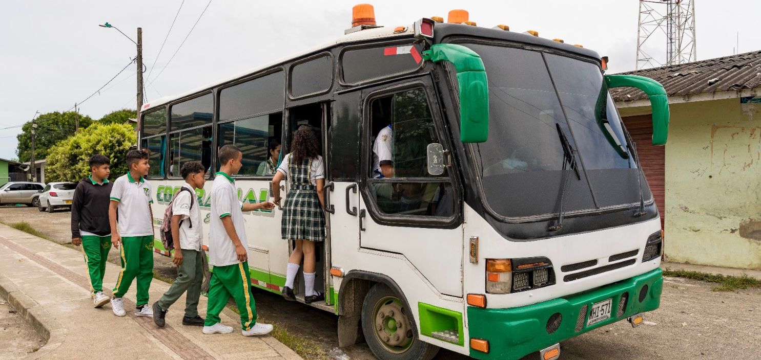 Transporte escolar en Antioquia