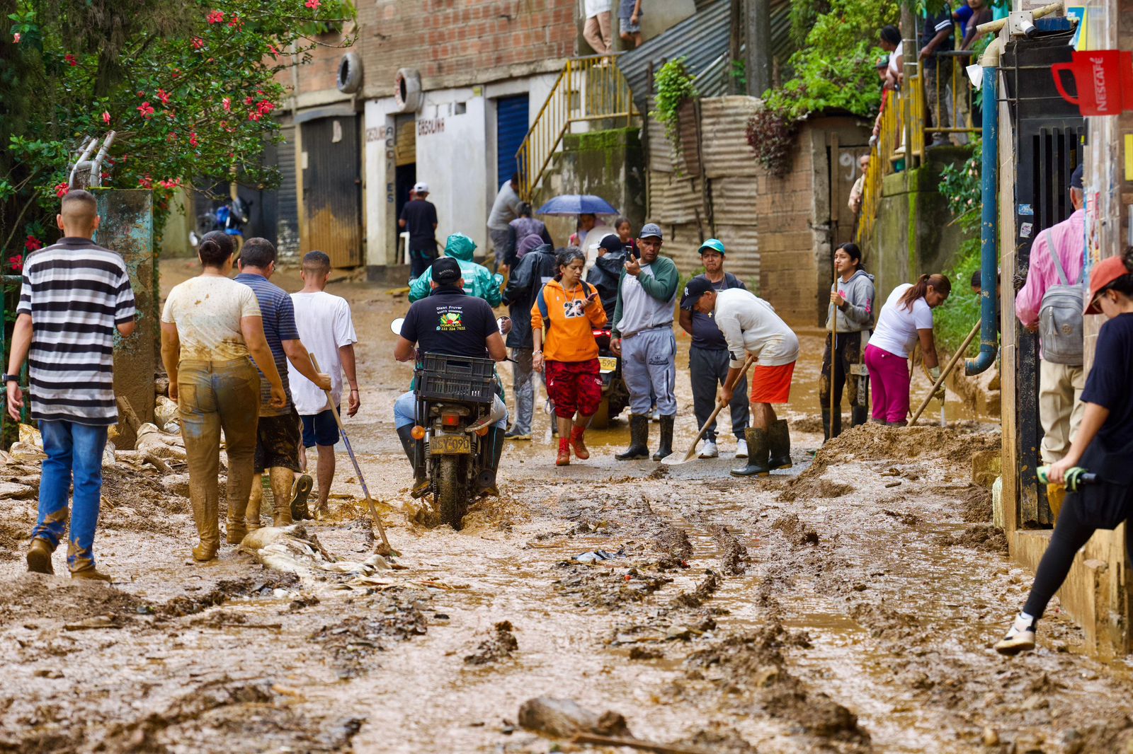 Lluvias en Medellín