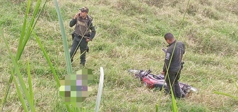 Motociclista muere tras salirse de la vía en zona rural de Amagá
