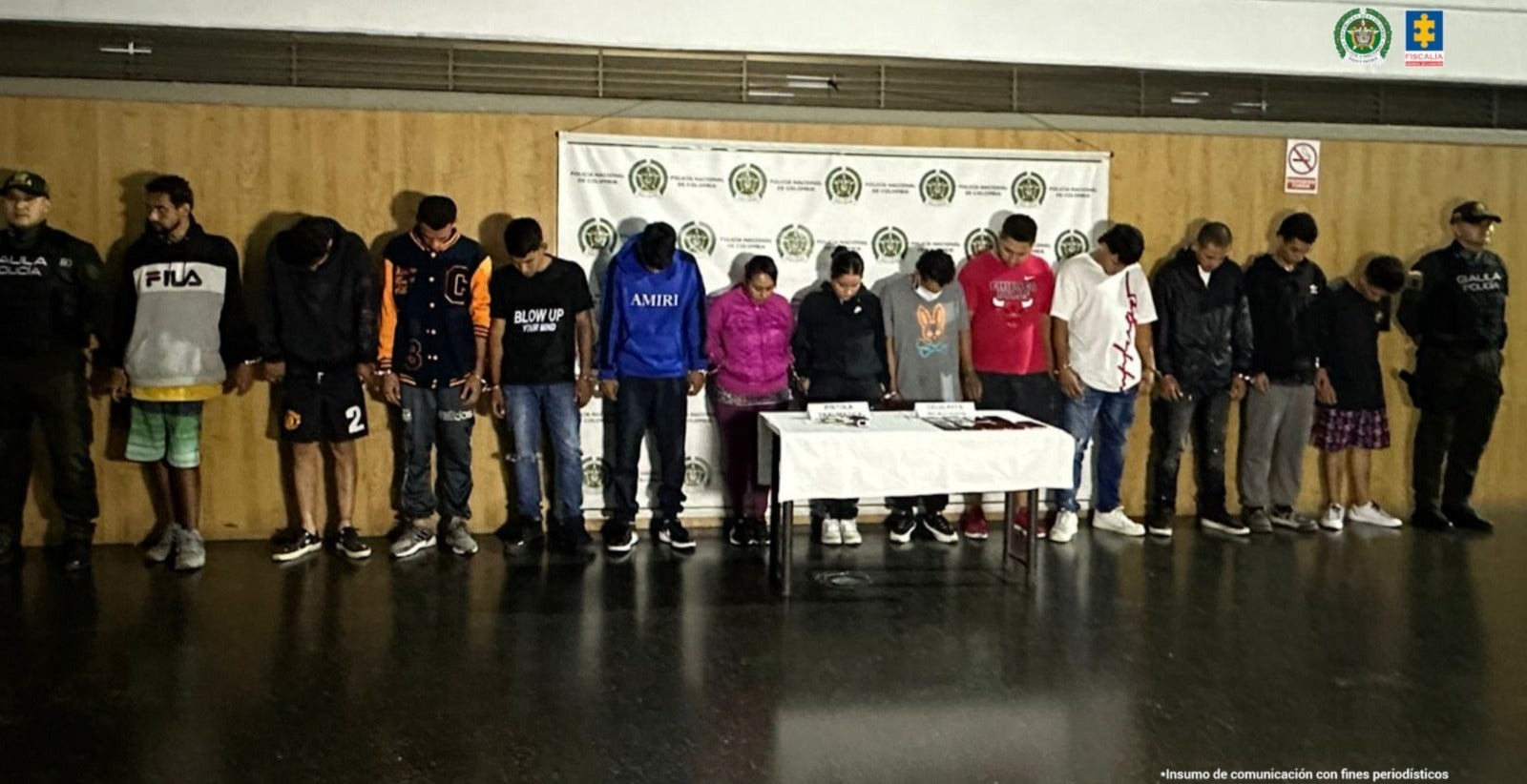 Fiscalía impacta estructura criminal que extorsionaba a comerciantes y transportadores en Castilla