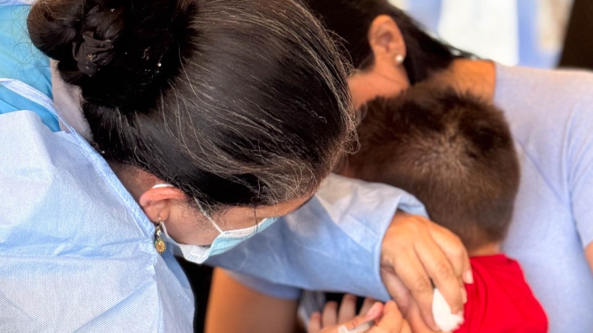 Jornada de vacunación en Medellín