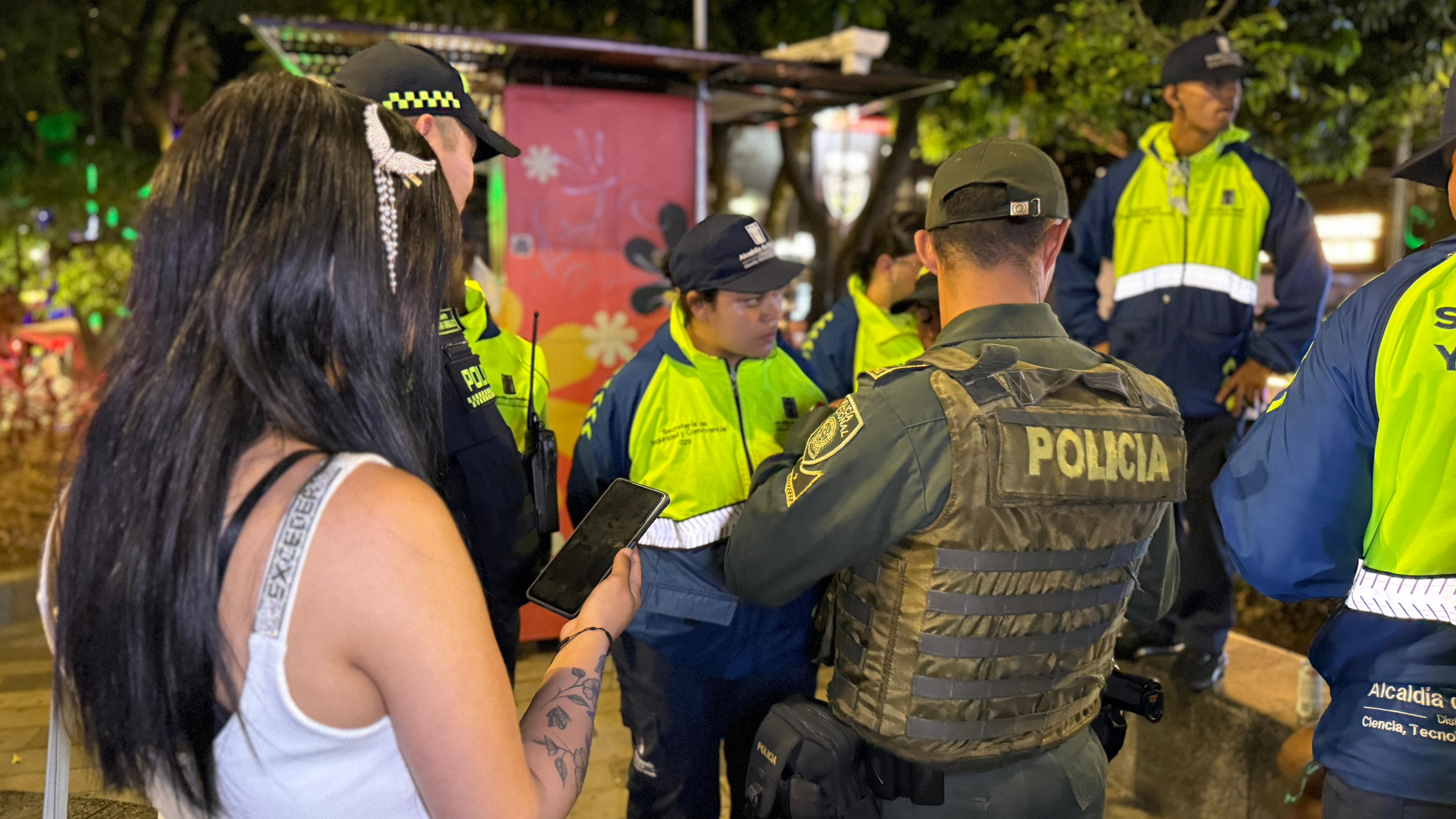 Operativos de la Alcaldía de Medellín en el Parque Lleras