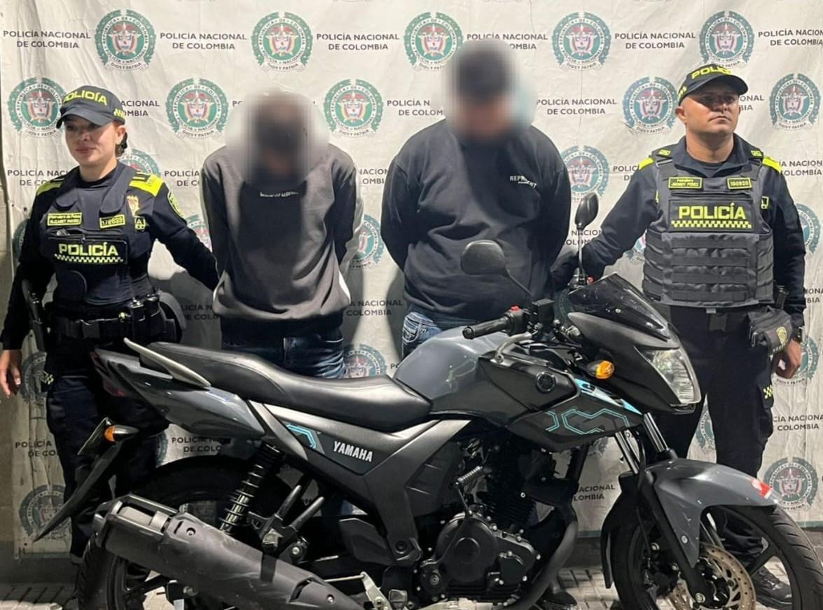 Captura de fleteros en Medellín