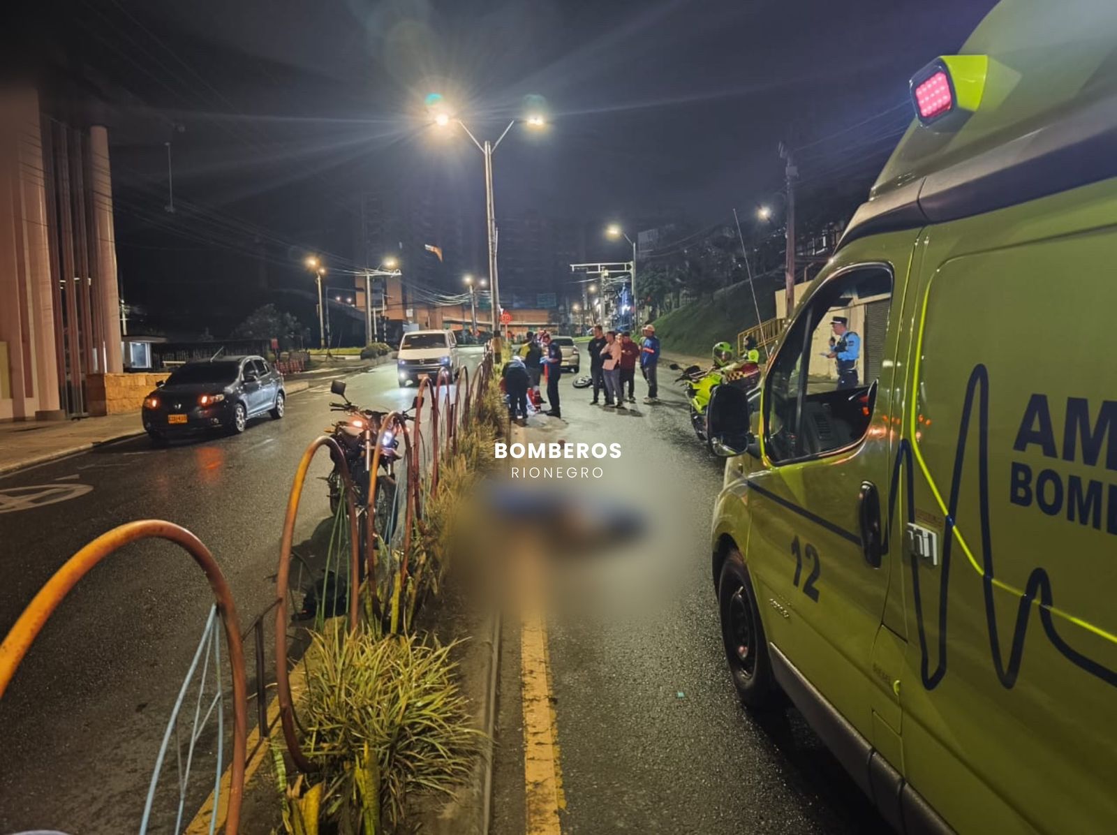 Tragedia en Rionegro: Mujer que iba como parrillera murió en accidente de motocicleta