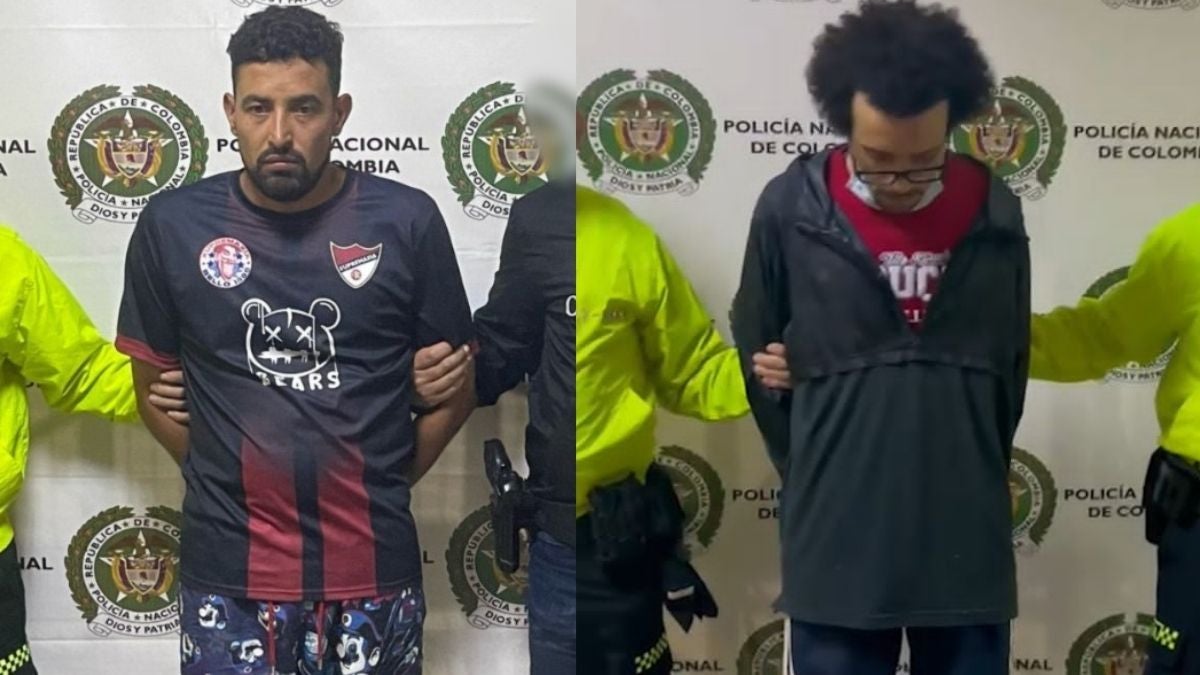 Juan Camilo Muñoz Gaviria, alias 'Teta' o 'Teté', y Juan David Echavarría Zapata, alias 'Chuky'
