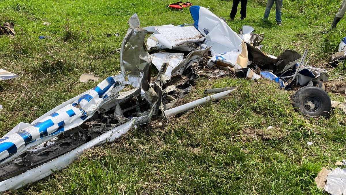 Aeronave siniestrada en Nechí, Antioquia