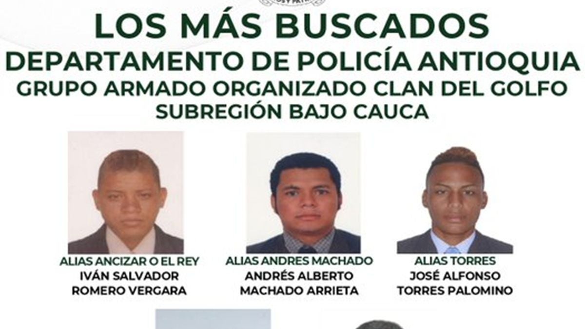 Buscados - Clan del Golfo - Ant 2025