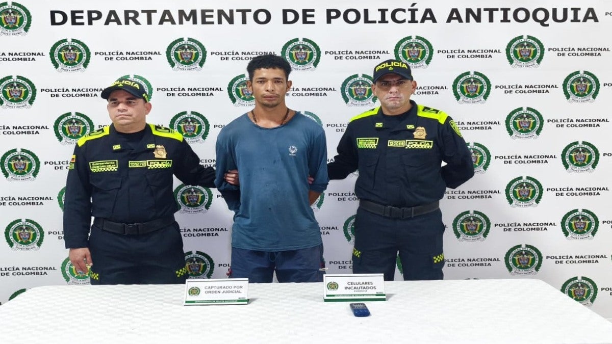Capturado alias 'Yucas' uno de lo más buscados en Antioquia
