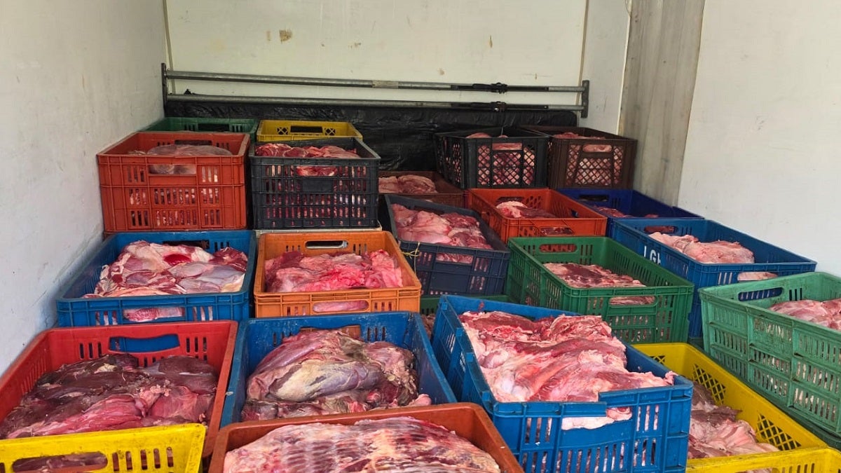 Incautación de carne en Antioquia