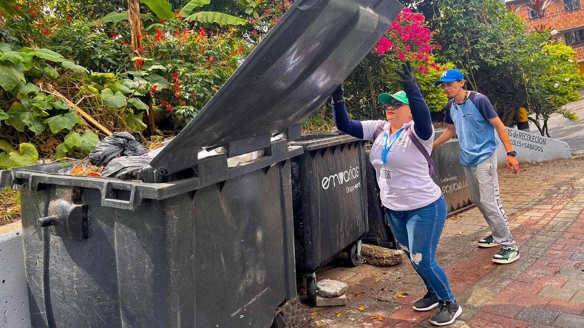 Puntos críticos de residuos sólidos en Medellín