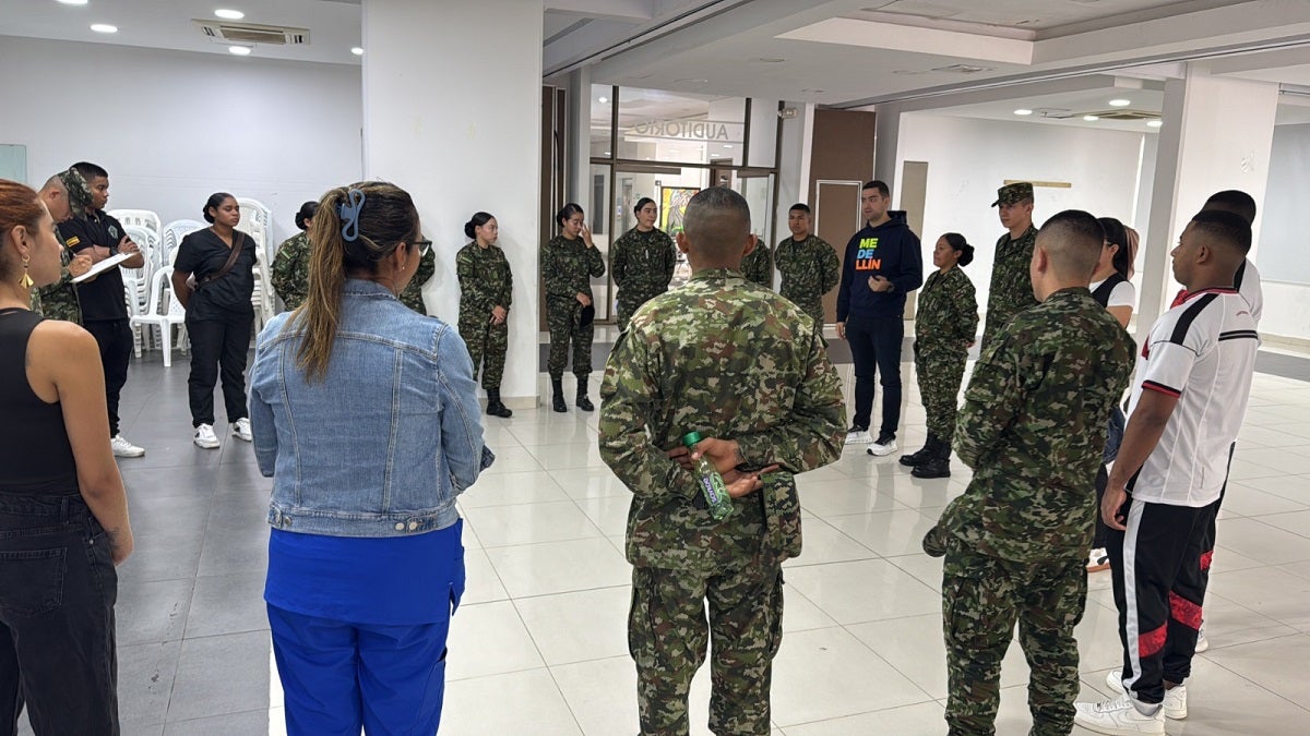 Acompañamiento a jóvenes que están próximos a culminar su servicio militar en Medellín